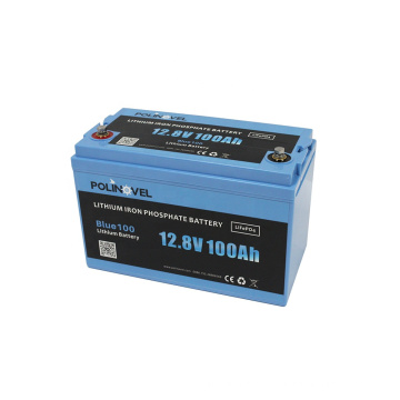 Polinovel azul100 ciclo profundo recargable ión litio lifepo4 12v 100ah batería